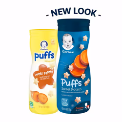 Gerber, Puffs Cereal Snack, 8+ Months, Sweet Potato, 1.48 oz (42 g)