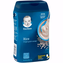 Gerber, Cereal for Baby, 1st Foods, Rice, 8 oz (227 g)
