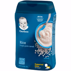Gerber, Cereal for Baby, 1st Foods, Rice, 8 oz (227 g)