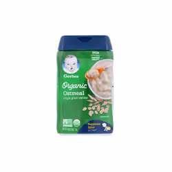 Gerber, Organic Oatmeal Cereal, 227g