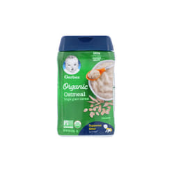 Gerber, Organic Oatmeal Cereal, 227g