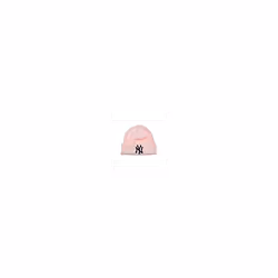 New Era Cuffed Yankees Beanie - Pink/Black