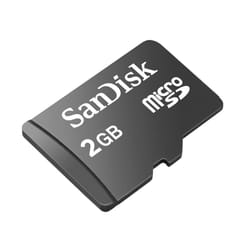 2 GB microSD 2GB MicroSD Class 2 memory card - memory cards (MicroSD, Black, Class 2)
