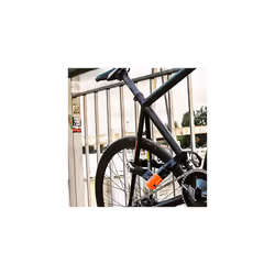 Unisexs Evolution Chain Lock BlackOrange 10mm x 90cm