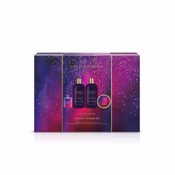 Baylis & Harding Midnight Fig & Pomegranate Luxury Candlelit Bathing Gift Set - Vegan Friendly