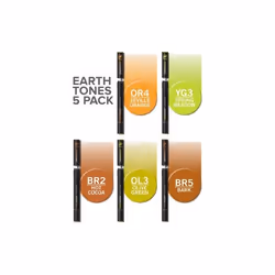 Chameleon CT0503 marker 5 pc(s) Brown, Green, Orange