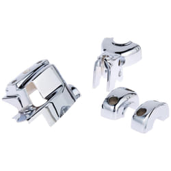 Kuryakyn 9119 Motorcycle Handlebar Accessory: Complete Chrome Replacement Brake and Clutch Control Dress-Up Kit for 1996-2017 Harley-Davidson Motorcyc