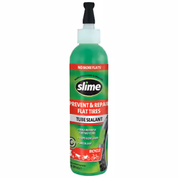 Slime 10003 Bike Tube Puncture Repair Sealant Prevent and Repair suitable for all Bicycles Non-Toxic Eco-Friendly 8oz bo ...