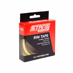 Stan's NoTubes Stan's Rim Tape, Yellow, Monochromatic, Gloss, Permanent, 9.14 m, 21 mm