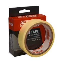 Stan's NoTubes Stan's Rim Tape, Yellow, Monochromatic, Gloss, Permanent, 9 m, 25 mm