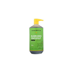 Alaffia EveryDay Coconut Body Wash - Normal to Dry Skin, Helps Gently Moisturize and Cleanse Toxins and Grime, Fair Trade, Purely Coconut, 32 Ounces