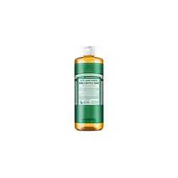 Dr Bronner's 18-in-1 Almond Pure-Castile Liquid Soap, Made with Organic Oils, Used for Face, Body, Hair, Laundry, Pets and Di ...