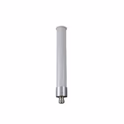 HPE Aruba Networking JW030A, 5 dBi, 2.4 - 2.5 GHz, 50 Ω, Omni-directional antenna, N-type, White