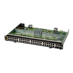 HPE Aruba Networking Aruba 6400 48-port 1GbE Class 4 PoE & 4-port SFP56 v2 network switch module Gigabit Ethernet