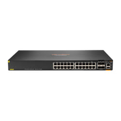 HPE Aruba Networking Aruba 6300F 24-port 1GbE Class 4 PoE & 4-port SFP56 Managed L3 Gigabit Ethernet (10/100/1000) Power over Ethernet (PoE) 1U Grey