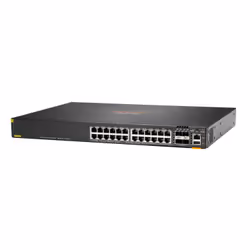 HPE Aruba Networking Aruba 6300F 24-port 1GbE Class 4 PoE & 4-port SFP56 Managed L3 Gigabit Ethernet (10/100/1000) Power over Ethernet (PoE) 1U Grey