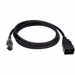 HPE SDG300 - C20 250V 16Amp Black 0.5m Jumper Cord