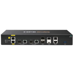 HPE Aruba Networking EdgeConnect 10106 1G 2x SFP 2x Combo 1G 2x RJ45 PoE+ SD-WAN Gateway