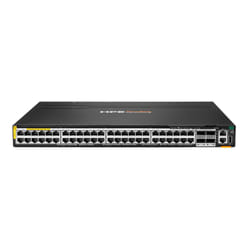 HPE Aruba Networking CX 6300M 48p SR10 1G/2.5G/5G/10G PTP/AVB Class8 PoE and 4p 100G MACsec Switch