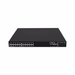 HPE Networking Comware Switch 24p 10/100/1000BASE-T 4p SFP+ 1G/10G 1-slot 2xFan 2xPSU TAA 5520HI