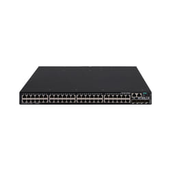 HPE Networking Comware Switch 48p 10/100/1000BASE-T 4p SFP+ 1G/10G 1-slot 2xFan 2xPSU TAA 5520HI