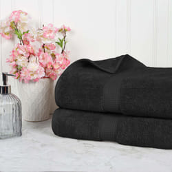 Superior Egyptian Cotton Pile Bath Sheet Set of 2  Ultra Soft Luxury Towels  Thick Plush Essentials  Absorbent Heavyweight  Gues