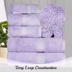 Superior Egyptian Cotton Pile Hand Towel Set of 4  Ultra Soft Luxury Towels  Thick Plush Essentials  Absorbent Heavyweight  Gues