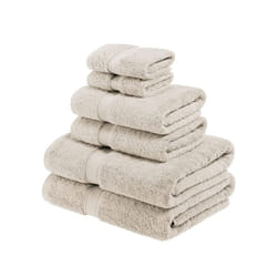 Superior Egyptian Cotton Pile Hand Towel Set of 4  Ultra Soft Luxury Towels  Thick Plush Essentials  Absorbent Heavyweight  Guest Bath  Hotel  Spa  Ho