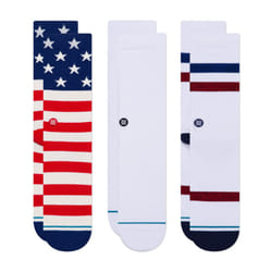 Stance The Americana Crew Socks [3 Pack] (Large)