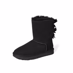 Ugg Womens Bailey Bow II Boot Black 6