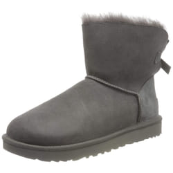 Ugg Womens Mini Bailey Bow Ii Boot  grey  5