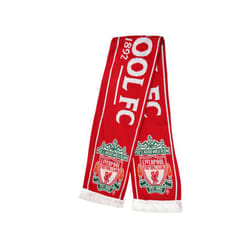 Liverpool Established 1892 Jacquard Knit Scarf Red White