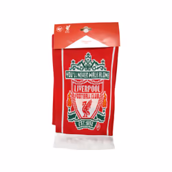 Liverpool Established 1892 Jacquard Knit Scarf Red White