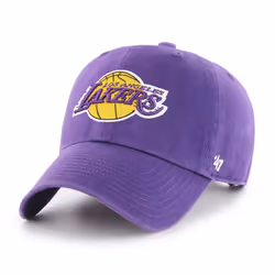 NBA Team Color Clean Up Adjustable Hat Adult (Los Angeles Lakers Purple)
