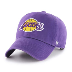 NBA Team Color Clean Up Adjustable Hat  Adult (Los Angeles Lakers Purple)