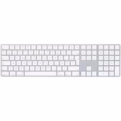 Apple MQ052F/A, Full-size (100%), Wireless, Bluetooth, AZERTY, White