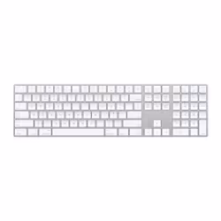 Apple Magic, Full-size (100%), Wired & Wireless, Bluetooth, QWERTZ, White