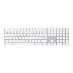 Apple Magic, Full-size (100%), Wired & Wireless, Bluetooth, QWERTY, White