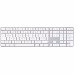 Apple Magic, Full-size (100%), Wired & Wireless, Bluetooth, QWERTY, White