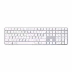 Apple Magic, Full-size (100%), Wired & Wireless, Bluetooth, QWERTY, White