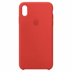 Apple iPhone XS Max Silicone Case - (PRODUCT)RED, Skin case, Apple, iPhone XS Max, 16.5 cm (6.5"), Red