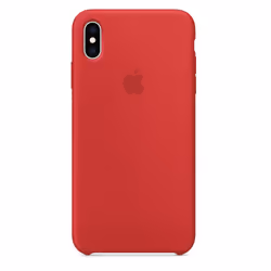 Apple iPhone XS Max Silicone Case - (PRODUCT)RED