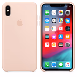 Apple MTFD2ZM/A Skin case iPhone XS Max silicone Pink, Sand - Additional view 4