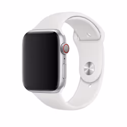 Apple 44mm White Sport Band - S/M & M/L