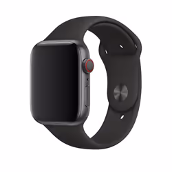 Apple 44mm Black Sport Band - S/M & M/L