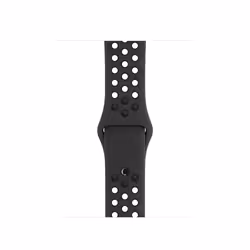 Apple 38mm Anthracite/Black Nike Sport Band – S/M & M/L, Band, Smartwatch, Anthracite, Black, Apple, Apple Watch, Fluoroelast ...