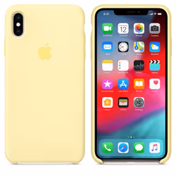 Apple iPhone XS Max Silicone Case - Mellow Yellow