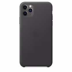 Apple iPhone 11 Pro Max Leather Case - Black