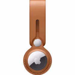 Apple AirTag Leather Loop - Saddle Brown - Additional view 4