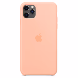 Apple iPhone 11 Pro Max Silicone Case - Grapefruit
